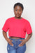 Effortless Chic Crop Tee-Red
