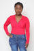 Classic Vibe Knit Top Red