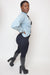 Bold Edge One Shoulder Denim Jacket